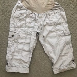 Maternity Capri Pants - Cargo